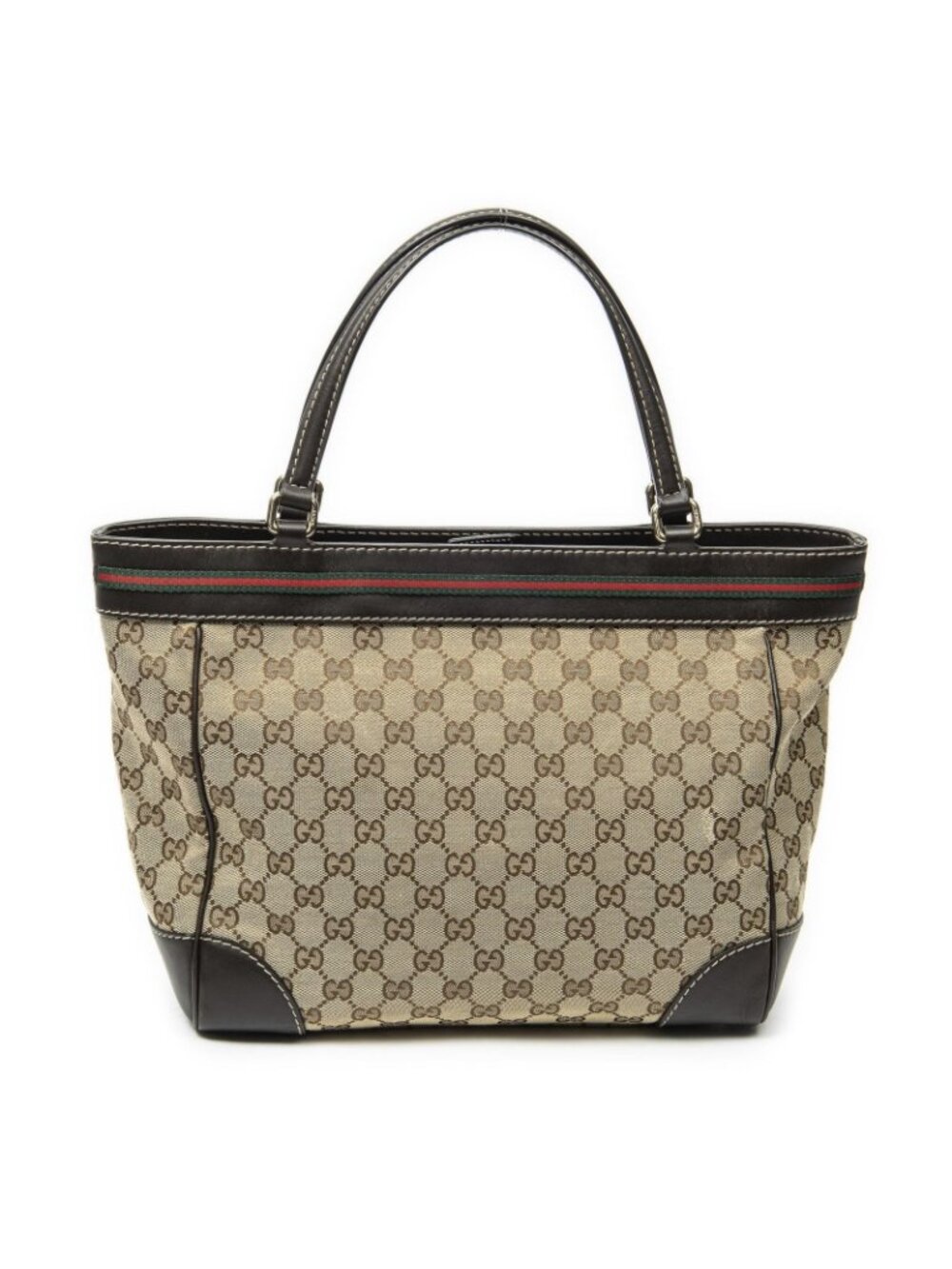 Gucci Tote Beige Brown GG Canvas - Picture 5 of 10